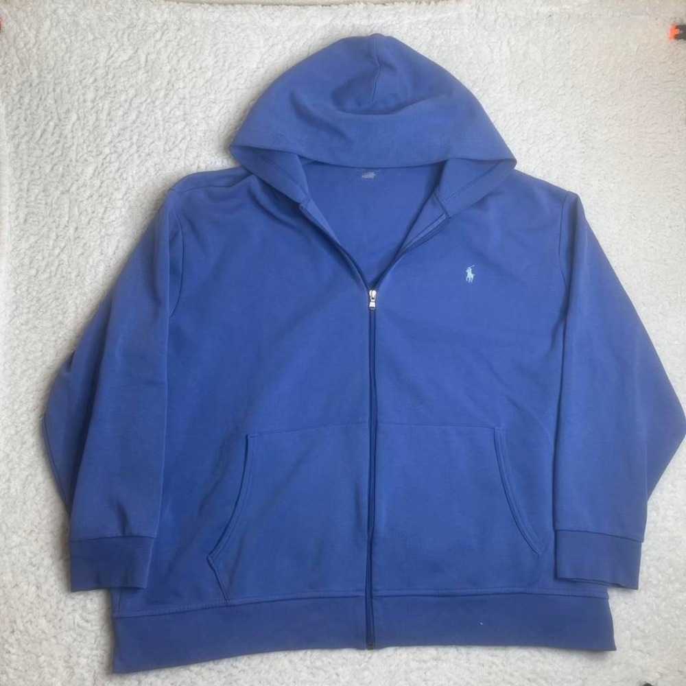 Polo Ralph Lauren men's‎ blue performance full zip hoodie boxy 3XB